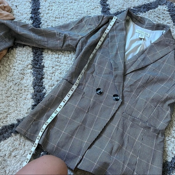 Rachel Zoe Oversized Plaid Blazer - Picture 7 of 9
